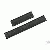 VINTAGE NEW OLD STOCK 14mm Cartier Black Crocodile Watch Band for DEPLOYMENT BUCKLE 14mm MINT CONDITION!
