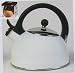 Gibson White Color Stainless Steel Whistling Tea Kettle