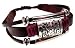 Plum Medallion Leather Zen Bracelet, Fits 6 to 8 Inch Wrists, for Men, Women, Teens, Girls and Boys (Foil Gift Box)