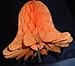 Honeycomb Bells - Bridal/Wedding/Anniversary Decor - 5" (6 count) - Orange