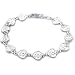Sterling Silver First-Kiss Small Heart Bracelet - 7