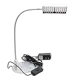 48 LED Flexible Neck Desk Lamp, 7 Watt Bright White Table Reading Light, 2402