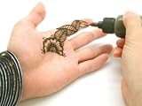Beachcombers! 1oz & 1/2oz Soft Squeeze Fine Metal Tip Moroccan Blunt Needle Syringe Type Body Art Henna Tattoo Applicators