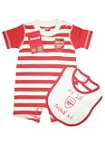 from Arsenal F.C. Arsenal Football Club Boys Romper and Bib (0 - 3 Months) (Model AFC006 0/3)
