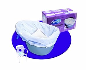 Carebag Commode Liner with Super Absorbent Pad