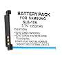 Battery for Samsung SLB-10A SLB10A ES55 WB500 PL50&hellip 