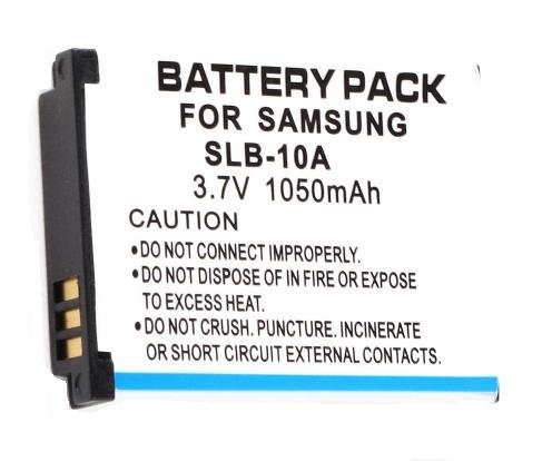 3.70V, 1050mAh, Li-ion, Replacement Digital Camera Battery for SAMSUNG SLB-10A