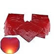 AGPtek&reg; 10 Pack Fire Sky Lantern Flying Paper Wish Balloon - Red Heart