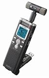 SANYO �f�W�^���{�C�X���R�[�_�[ �uDIPLY TARK�v (�O���[) ICR-S340RM(H)