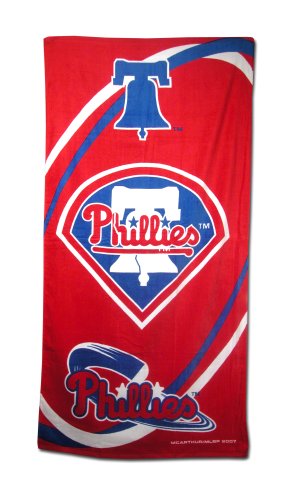 Philadelphia Phillies Fiber Reactive Pool/Beach/Bath Towel (Team Color)