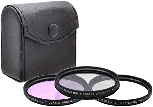 49mm Pro series Multi Coated HD 3 Pc. Digital Filter Set (UV-CPL-FLD) For SONY NEX-5N Camera Which Have The Sony E Series (16mm, 18-55mm, 50mm, 55-210mm, 30mm) Lens