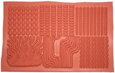 Barbara McGuire Designer Texture Stamp Waves Texture Mat - 3.5 x 5.5" - 1 pc.