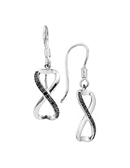 0.20CTW BLACK DIAMOND FASHION EARRING