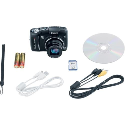 Canon Powershot SX110IS 9MP Digital Camera with 10x Optical Image Stabilized Zoom (Black) under The Electronics Store