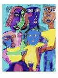 #1 Extended Family Decorative Art Giclee Poster Print by Diana Ong, 18x24