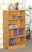 NEW 4-TIER OAK FINISH BOOKCASE