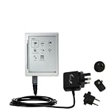 International Wall Home AC Charger for the iRex Digital Reader 800 - uses Gomadic TipExchange Technology