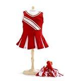 Doll Clothes Fit American Girl Doll - Red Cheerleader Outfit - 18 Inch Clothing with 18
