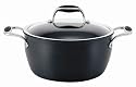Marco Pierre White Hard Anodised Non-Stick 20 cm Casserole + Lid