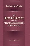 Produkt-Bild: Der Rechtsstaat und die Verwaltungsgeschichte in Deutschland