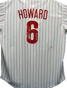 Ryan Howard Signed Philadelphia Phillies Majestic Jersey