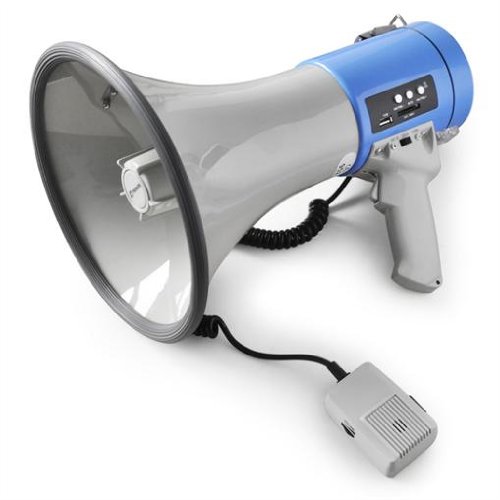 Produkt-Bild: Megafon mit USB-Eingang und SD-Slot zur MP3-Wiedergabe