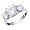 Bling Jewelry Sterling Silver Past Present Future CZ Engagement Ring - 6