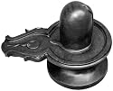 Maha Shiva Lingam Handmade in India 4"
