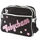 Babycham Pink Sparkle Applique - One Size - Black & Pink - Fabric