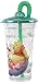 Disney 004013 - Winnie Puuh, Winnie Becher mit Trinkhalm 15 cm