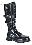 Gothic Boot With Buckles And Knife Sheath