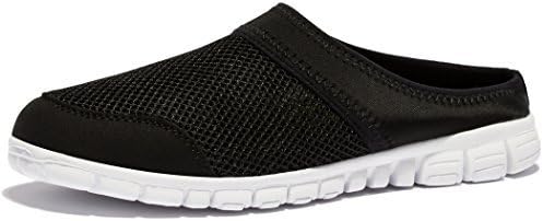 Fingdaa's Men/Women Lightweight lazy shoes Nursing Clog Mules Slipper(Black EU43)