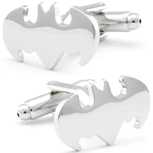 Classic Silver Batman Cufflinks-CL-0103