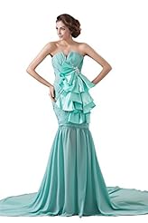 V-neck Sleeveless Lace-Up Charmeuse/Chiffon Evening Dress 