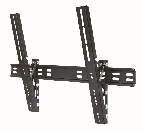 Duronic TVB201L Ultra Slimline Ultra Strong Adjustable Black LED LCD TV Tilt Tilting Wall Mount Bracket 40″-65″ – MAX VESA 600 X 400 (distance between the holes on the back of your TV)