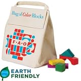 30 pc. Colored Block Set in Canvas Bag by FAO... by FAO Schwarz