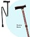 Folding Cane - Paisley Black