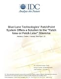 Blue Lane Technologies PatchPoint System Offers a Solution to the Patch Now or Patch Later Dilemma