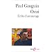 Oviri : Ecrits d'un sauvage