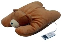 Plush Teddy Bear Squishy Pillow w/ MP3 iPod Speaker
