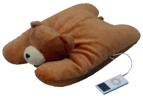 Cover image : Plush Teddy Bear Squishy Pillow w/ MP3 iPod Speaker