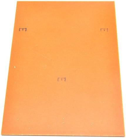 EEAMALL 3Pcs 10X15CM Single Side Copper Clad Circuit Board Thickness 1.6MM Bakelite Material