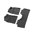 Husky Liners 98511 Black Custom Fit Front and Second Seat Floor Liner Set