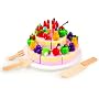 Grand gateau d'anniversaire en bois � d�couper de legler