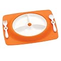 Skip Hop Mate Feeding Plate and Utensils - Orange