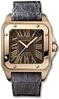 NEW CARTIER SANTOS 100 XL MENS 18K GOLD WATCH W20127Y1 NEW CARTIER SANTOS 100 XL MENS 18K GOLD WATCH W20127Y1