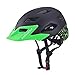 Exclusky Kids Helmets for Bike/Skate/Multi-Sport Lightweight Adjustable 50-57cm(Ages 5-13) (Black)