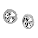 Sterling Silver Triskele Stud Earrings