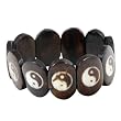 Stretchy Bracelet with Yin-Yang Symbol