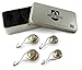 Arctic Strong Magnetic Swivel Hooks with Storage Box, Chrome Steel (Pack of 4)